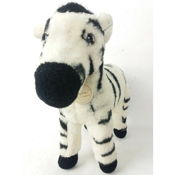 Aurora World Miyoni Soft Zebra Plush Animal EUC Stuffed Plushy Lovey 9" - Picture 4 of 8
